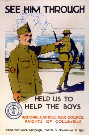 This was a patriotic World War 1 poster, encouraging the public to buy War