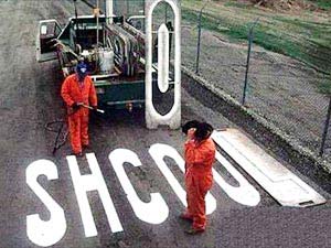 Back to School Funny Road Sign Back to School Funny Road Sign