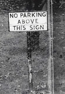 No Parking Above No Parking Above
